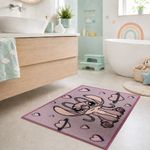 Alfombra Infantil para Baño con Diseño de Angel de 80 X 120 Cm