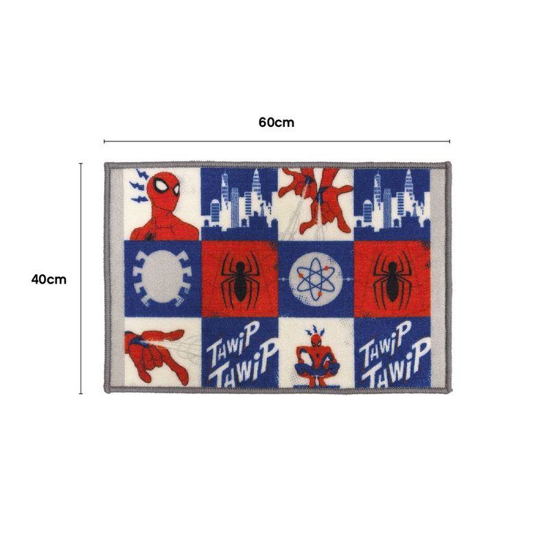 Alfombra Infantil para Baño con Diseño de Spider-Man de 40 X 60 Cm