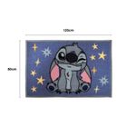 Alfombra Infantil para Baño con Diseño de Stitch de 80 X 120 Cm