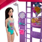 Barbie Set de Piscina de Ensueño con Tobogán, Jacuzzi de Burbujas y Más de 20 Accesorios