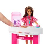 Barbie Set de Piscina de Ensueño con Tobogán, Jacuzzi de Burbujas y Más de 20 Accesorios