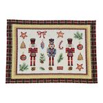 Individual Navideño de Cascanueces 33 x 48 cm