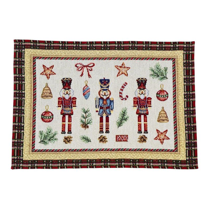 Individual Navideño de Cascanueces 33 x 48 cm