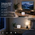Sistema Wi-Fi 6 AX1500 con Doble Banda en Pack de 2 Unidades en Color Blanco