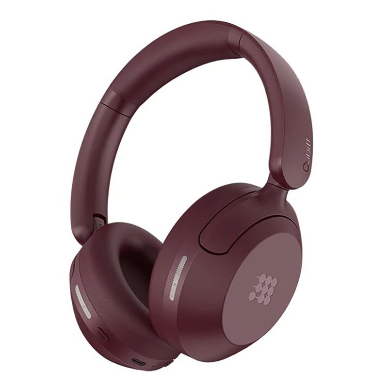 Audífonos Inalámbricos Power Headphones con Cancelación Activa de Ruido Bluetooth 5.4 en Color Rojo