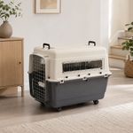 Transportadora de Plástico con Ruedas para Mascota Tamaño No. 6