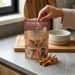 Snack Deshidratado para Perro Jerky de Patitas de Pollo con 8 Unidades