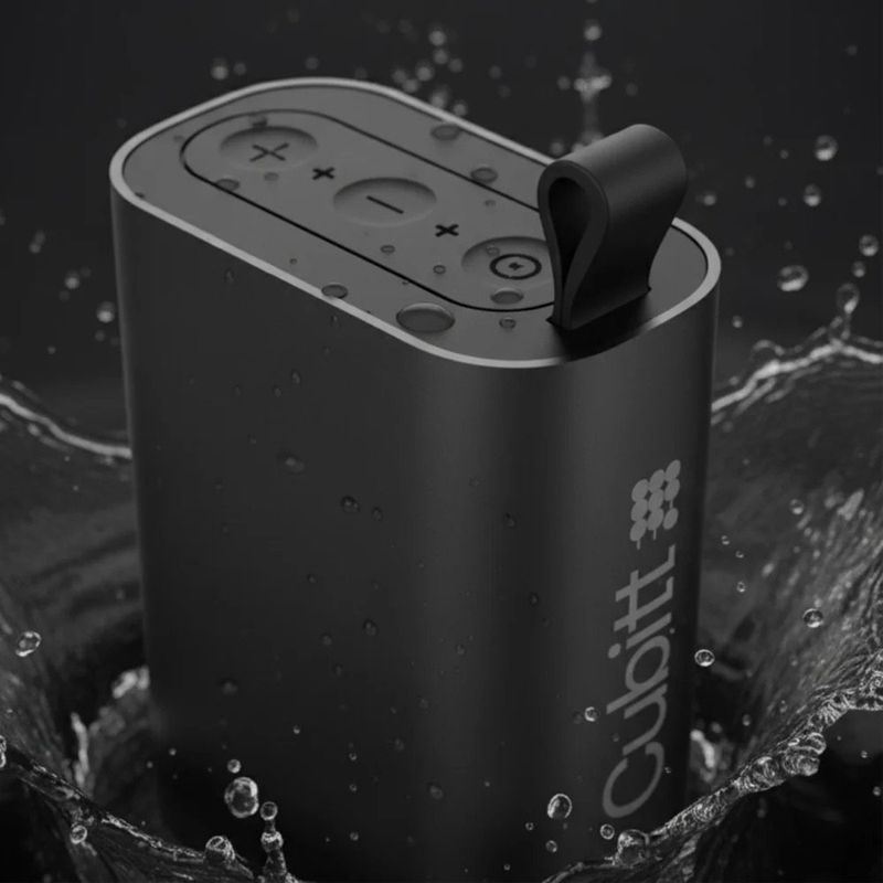 Bocina Inalámbrica Power Mini con Bluetooth 5.3 Resistente al Agua IPX6 en Color Negro