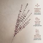 Rama Navideña de Eucalipto con Tallo para Arreglos de 100 Cm Color Rosado