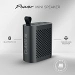 Bocina Inalámbrica Power Mini con Bluetooth 5.3 Resistente al Agua IPX6 en Color Gris Oscuro