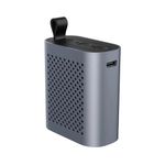 Bocina Inalámbrica Power Mini con Bluetooth 5.3 Resistente al Agua IPX6 en Color Gris Oscuro