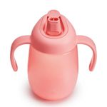 Taza Entrenadora Antifugas de 207 mL para Bebé Simple Clean con Asas Removibles Color Rosada