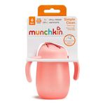 Taza Entrenadora Antifugas de 207 mL para Bebé Simple Clean con Asas Removibles Color Rosada