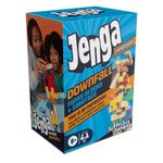 Juego de Expansión Jenga Downfall con Bloques Irregulares y Piezas de Sabotaje