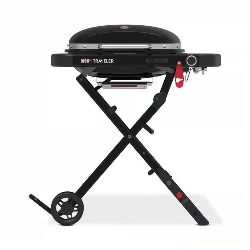 Churrasquera Portátil a Gas Traveler Compact 1 Quemador 11,000 BTU Negra