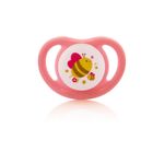 Chupete Odontológico Talla M para 6+ Meses Diseño Ergonómico Súper Ligero para Niña Rosa