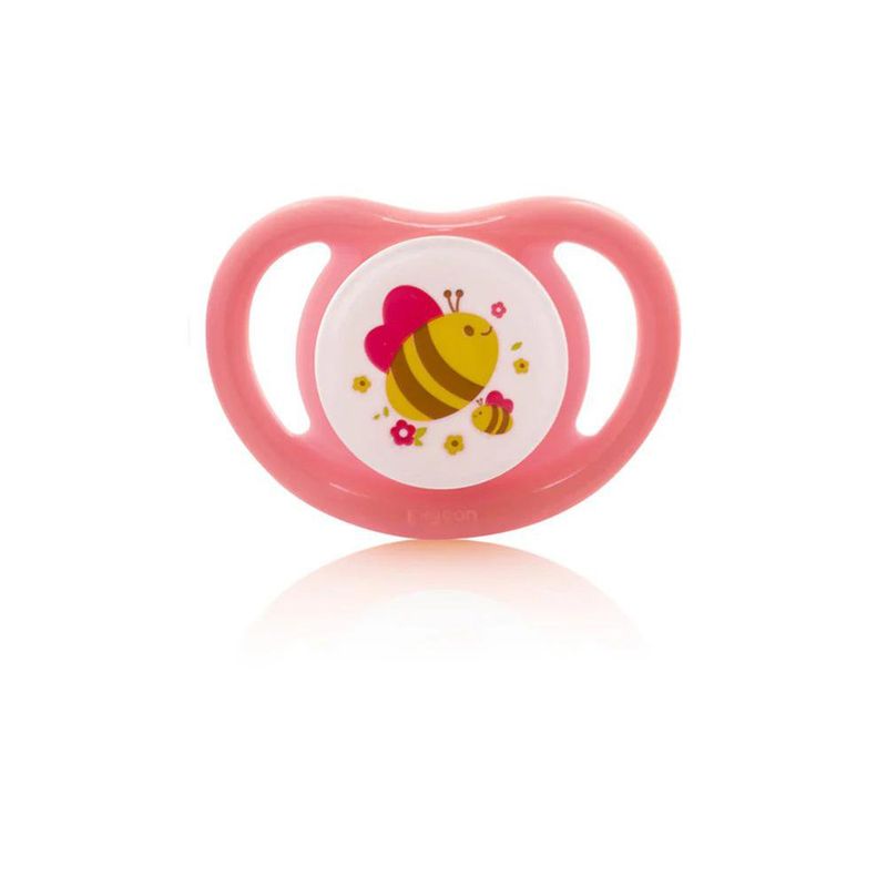 Chupete Odontológico Talla M para 6+ Meses Diseño Ergonómico Súper Ligero para Niña Rosa