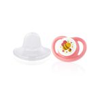 Chupete Odontológico Talla M para 6+ Meses Diseño Ergonómico Súper Ligero para Niña Rosa