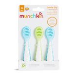 Set de 3 Cucharas de Primeras Etapas para Bebé Gentle Dip con Cabezal Multitextura