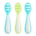 Set de 3 Cucharas de Primeras Etapas para Bebé Gentle Dip con Cabezal Multitextura