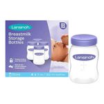 Contenedores para Almacenar Leche Materna 5 Oz con Tapa Apilable Antiderrame, 4 Unidades