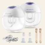 Extractores de Leche Doble para Manos Libres Recargable con Pantalla LED