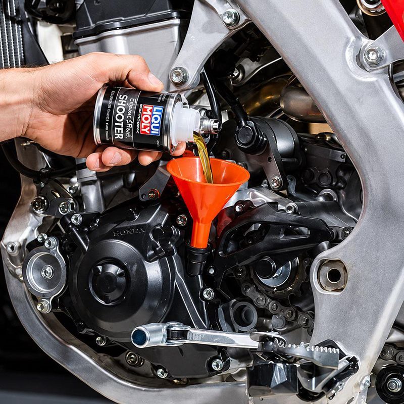 Limpiador Interno para Motor de Motocicleta Engine Flush Shooter Liqui Moly 80 ml