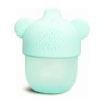 Vaso para Bebé de Silicona Suave Diseño Koala Anti Derrames con Asas 8 oz Color Verde Menta