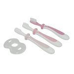 Set de Cepillos Dentales de Aprendizaje Etapas 1 a 3 Rosa