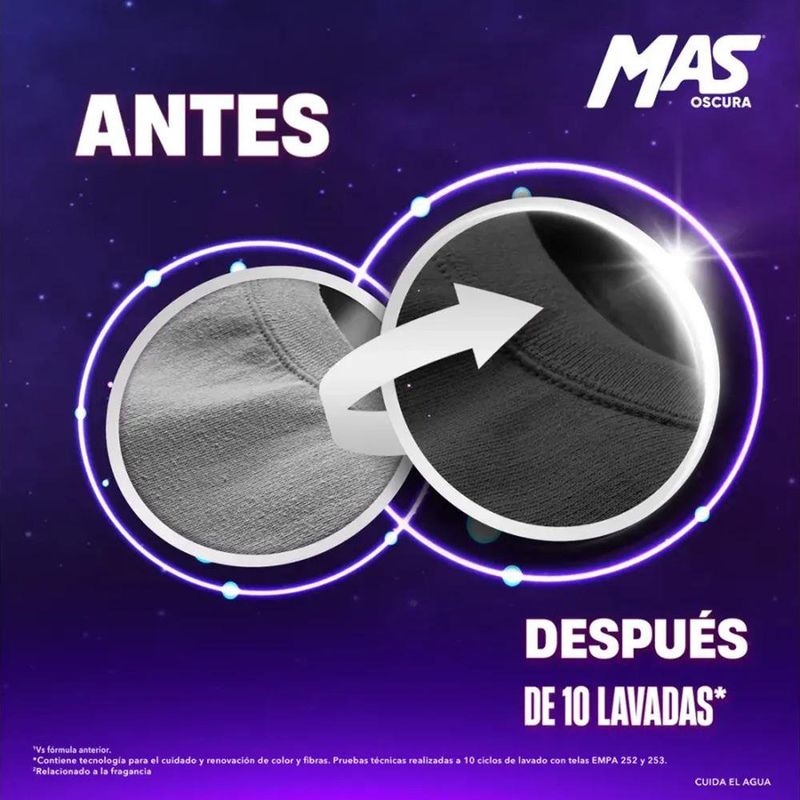 Detergente Líquido Mas para Ropa Oscura Doypack 830 ml