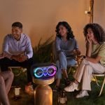 Bocina Portatil Soundcore Rave Party 2 Bluetooth de 120W con Luces LED en Color Negro