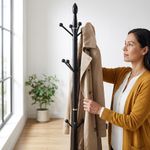 Colgador para Ropa de Metal Mármol 177 Cm Color Negro
