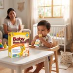 Galletas de Arroz para Bebé Sabor Banana Sin Alérgenos 50 g, 24 Unidades