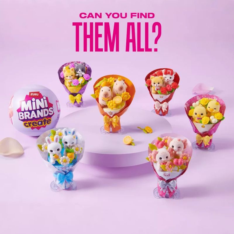 Mini Brands Create Kawaii Bouquet en Presentación Surtida
