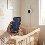 Monitor Inteligente para Bebé con Soporte de Pared, Cámara de Video 1080p, Seguimiento de Sueño y Respiración