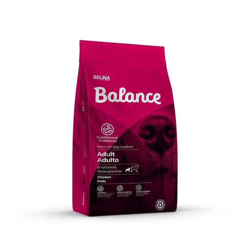 Concentrado para Perro Adulto Raza Pequeña con Prebióticos y Probióticos Sabor Pollo Bolsa de 2 Kg