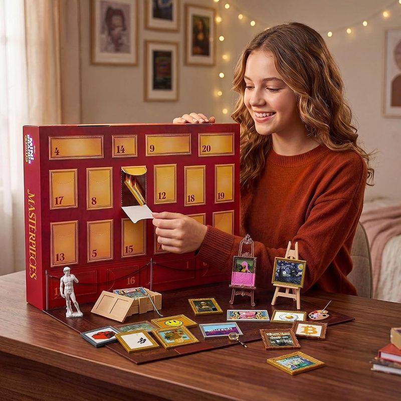 Calendario de Adviento Coleccionable Mini Brands Create Masterpieces Advent Calendar