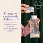 Bolsas de Almacenamiento para Leche Materna 6 Oz Doble Sello con Cierre de Color y Pico para Servir, 200 Unidades