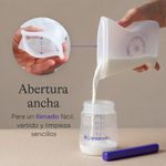 Bolsas Reutilizables para Leche Materna de Silicona 8 Oz con Doble Sello y Marcador Incluido, 5 Unidades
