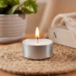 Bolsa de 75 Velas Tealight 4h para Decoración Color Blanco