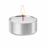 Bolsa de 75 Velas Tealight 4h para Decoración Color Blanco