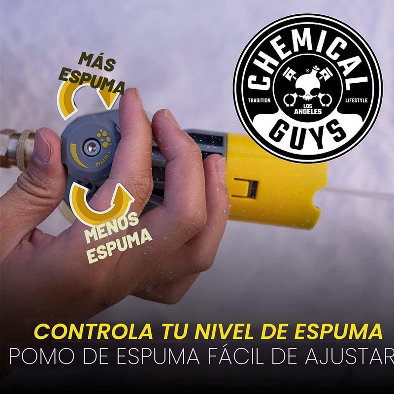 Espumador para Hidrolavadora de 1L con Boquilla Ajustable y Conexión Rápida