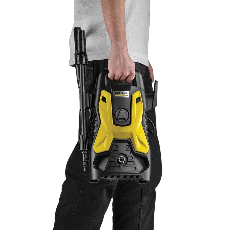 Hidrolavadora Eléctrica Compacta 1500 PSI 1200 W Caudal 300 L/h para Limpieza Multiusos