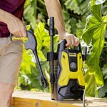 Hidrolavadora Eléctrica Compacta 1500 PSI 1200 W Caudal 300 L/h para Limpieza Multiusos