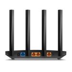 Router Wi-Fi 6 AX1500 de Doble Banda con 4 Antenas en Color Negro