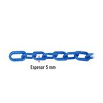 Cadena de Plástico Azul 5 mm por Metro