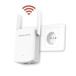 Extensor de Red Wi-Fi ME30 AC1200 de Doble Banda con 2 Antenas en Color Blanco