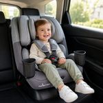 Silla para Carro Todas las Etapas hasta 45 Kg con Arnés de 5 Puntos LATCH y Modo Booster Gris