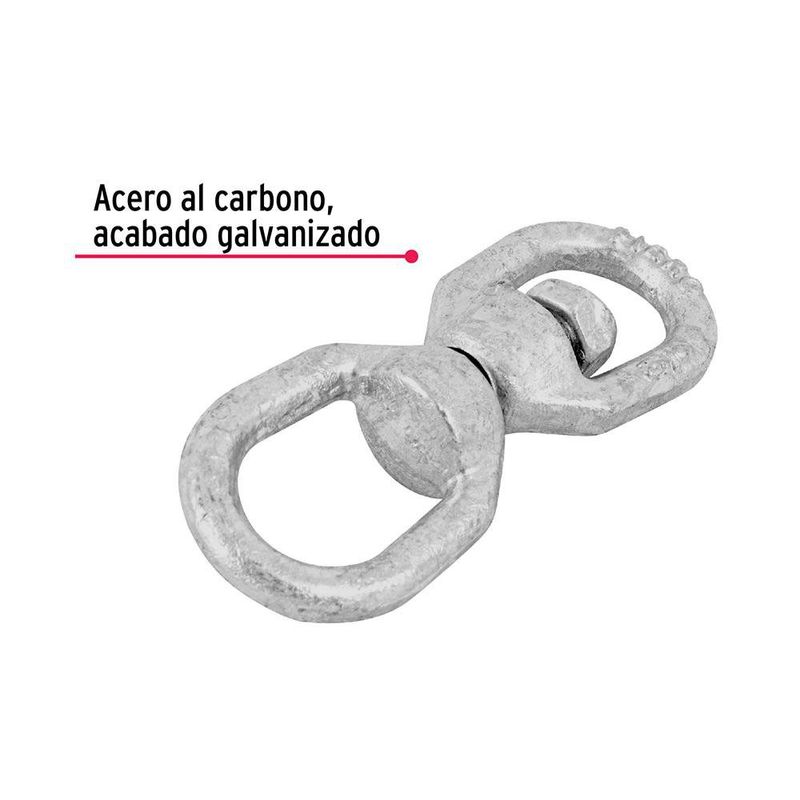 Destorcedor Forjado para Cable de 3/16 plg