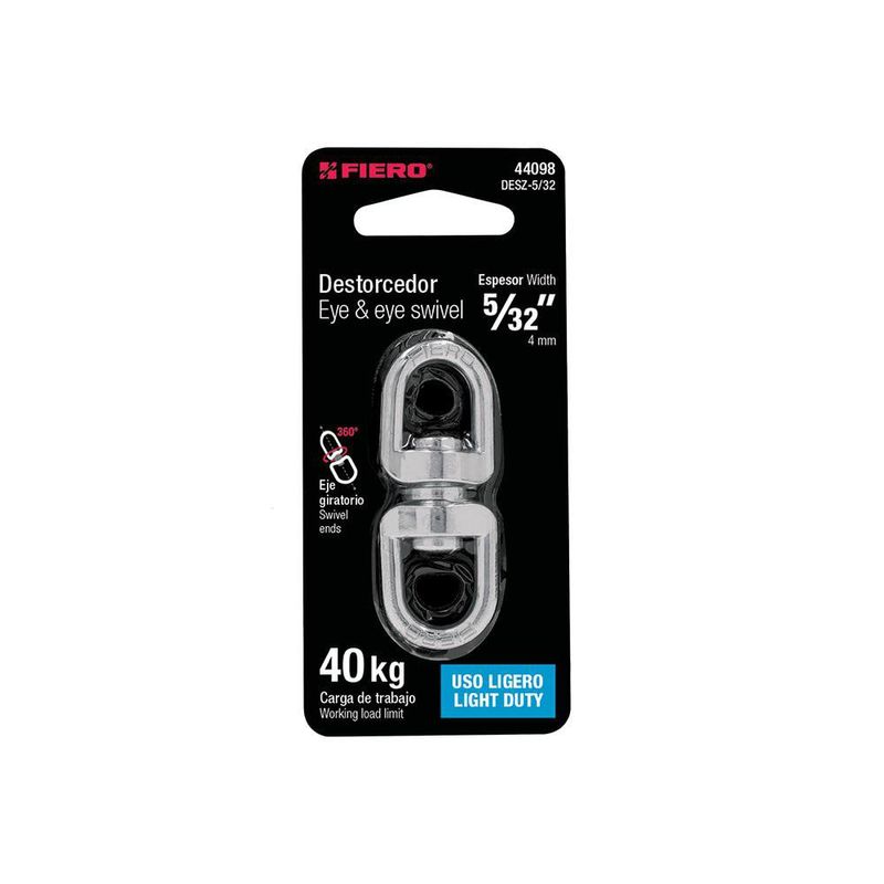 Destorcedor Zinc para Cable de 5/32 Plg